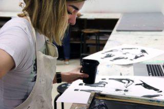 sarah working