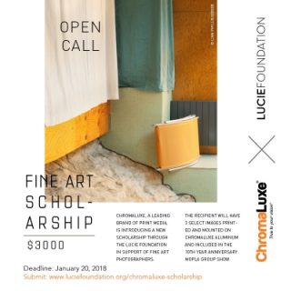 ChromaLuxe X Lucie Foundation Fine Art Scholarship