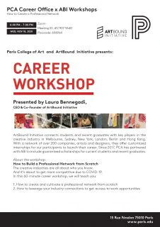 PCA Careers x ABI - How to create a professional network from scratch