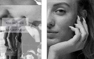 Image by Emma Moller and Self Portrait