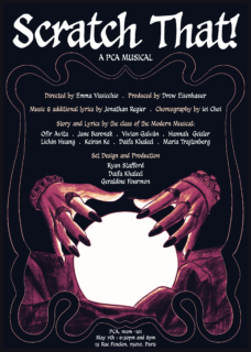 Scratch That!, poster designed by Daifa Khaleel